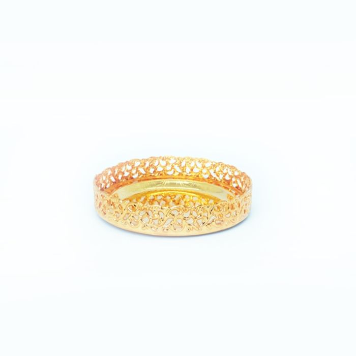 Gold Plated Round Small Tray - 11.5cm