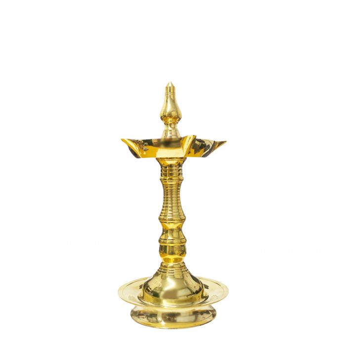 Brass Samai No 10 - Holds up to 5 cotton wicks.