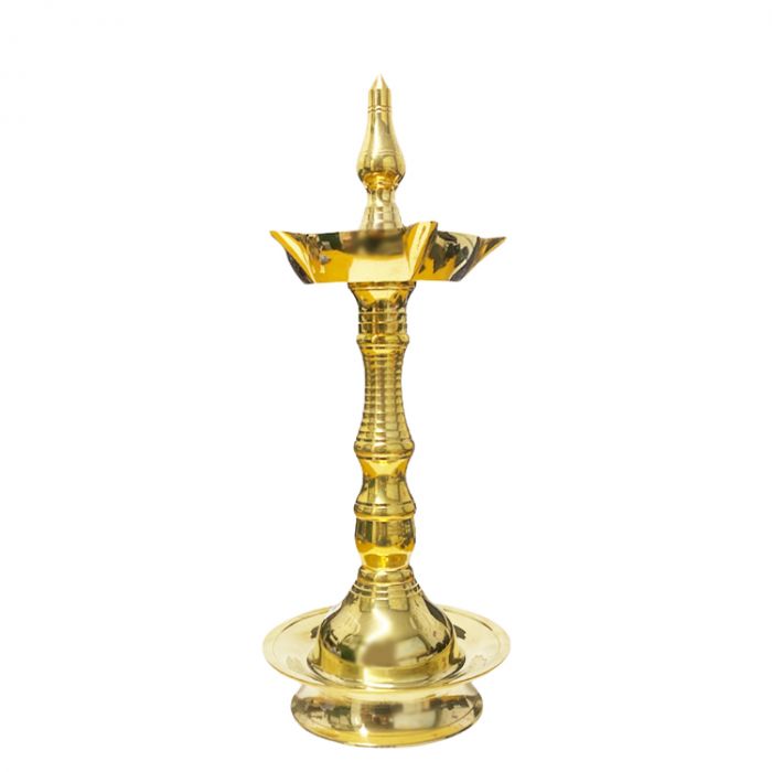 Brass Samai No 14 - Holds up to  5 cotton wicks.