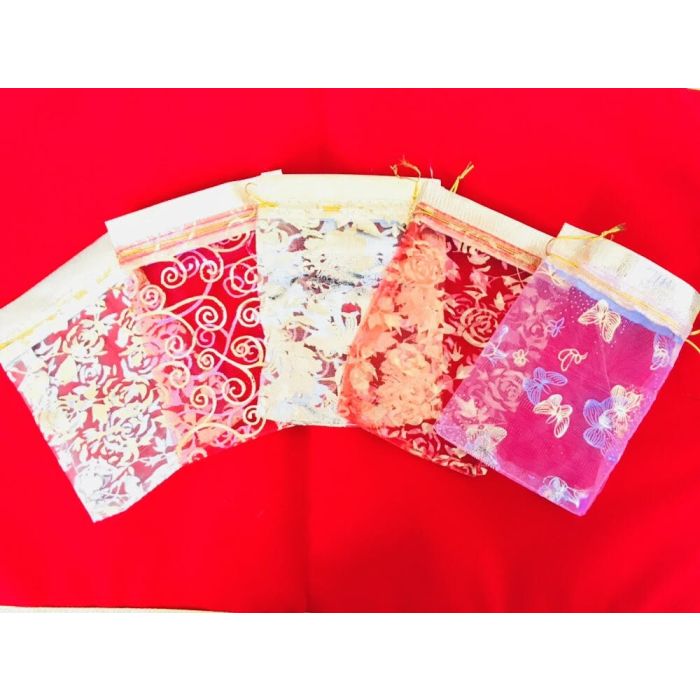 Printed Organza Gift Bag - Single - Size 20