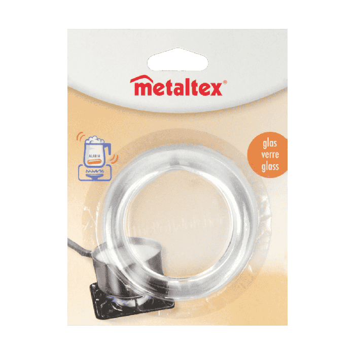 Metaltex Boil Over Preventer Made of Hygienic Heatproof Glass