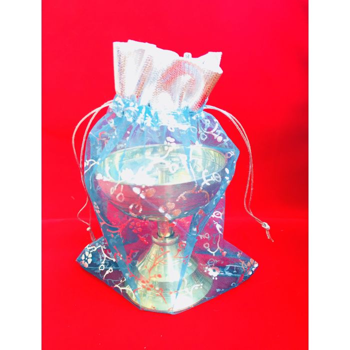 Printed Organza Gift Bag – Single – Size 30