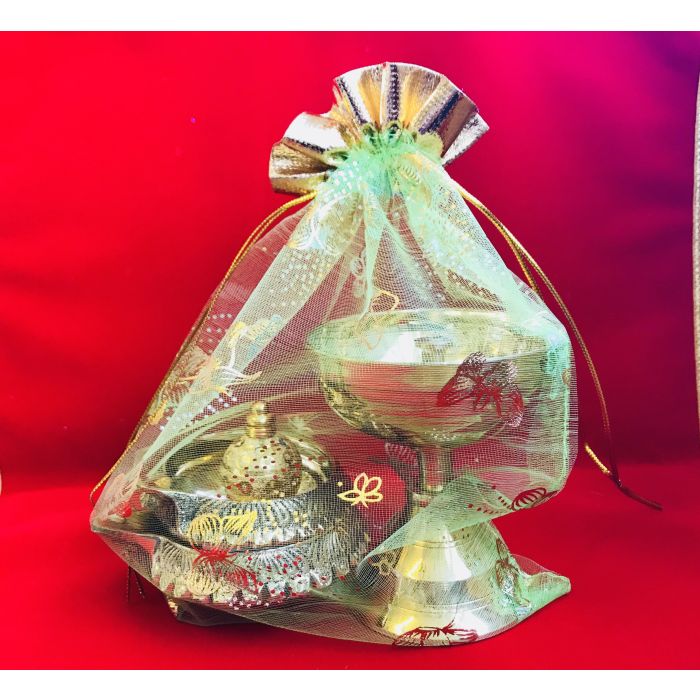 Printed Organza Gift Bag – Single – Size 40