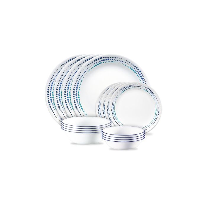 Corelle Ocean Blues 16pc Dinner Set