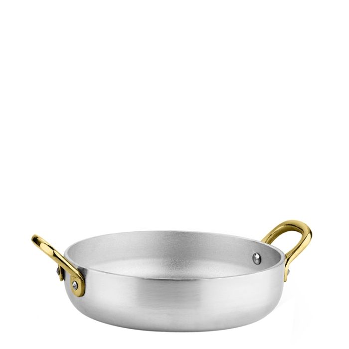 Brushed Aluminium Finish Mini Saute Pan 750ml