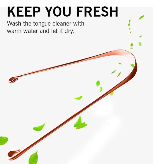 Copper Tongue Cleaner
