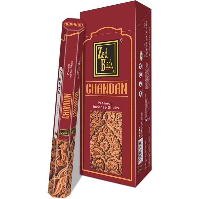 ZED BLACK Chandan Incense Sticks (Pack Of 6)