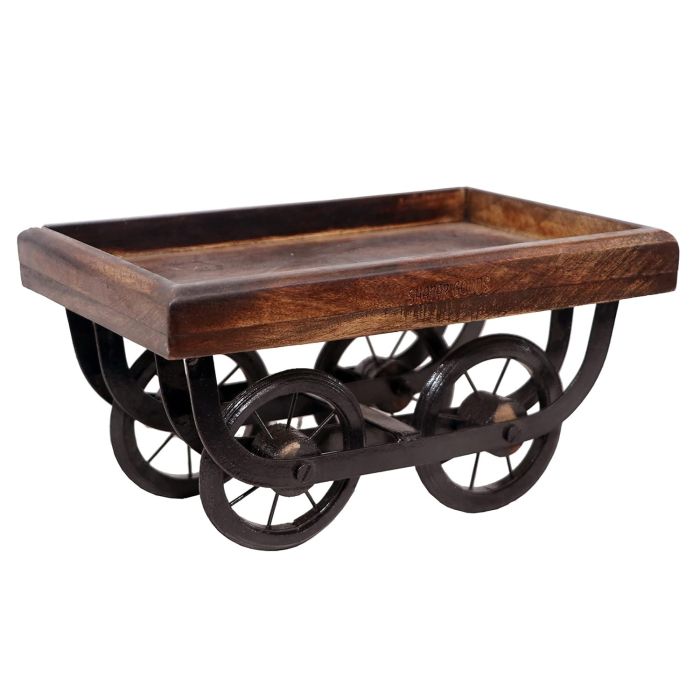 Wooden Thela Trolley Tray