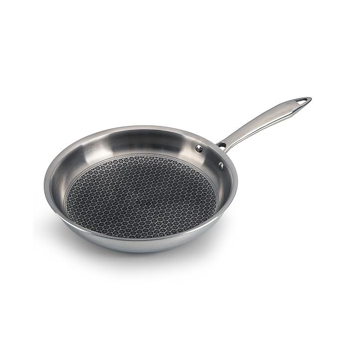 Triply Stainless Honeycomb Steel Frying Pan 28cm