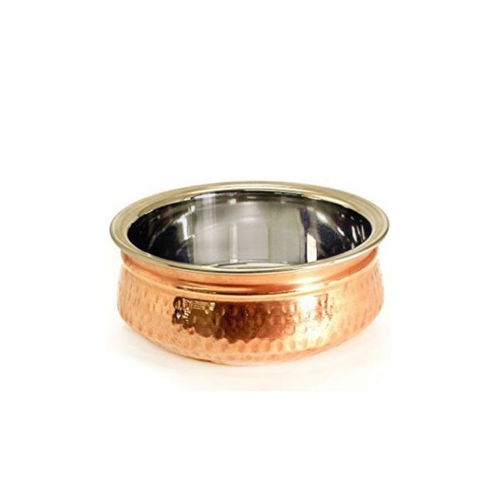 Copper Hammered Handi - No 7 - 28cm 