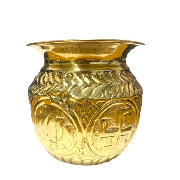 Brass Nakshi Chambu Lota 8