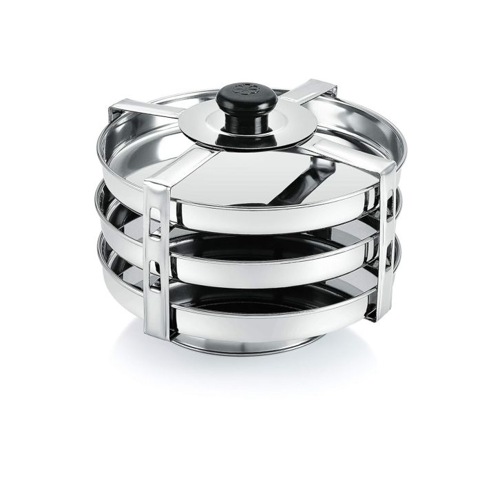 Stainless Steel Dhokla Maker 3 Plates