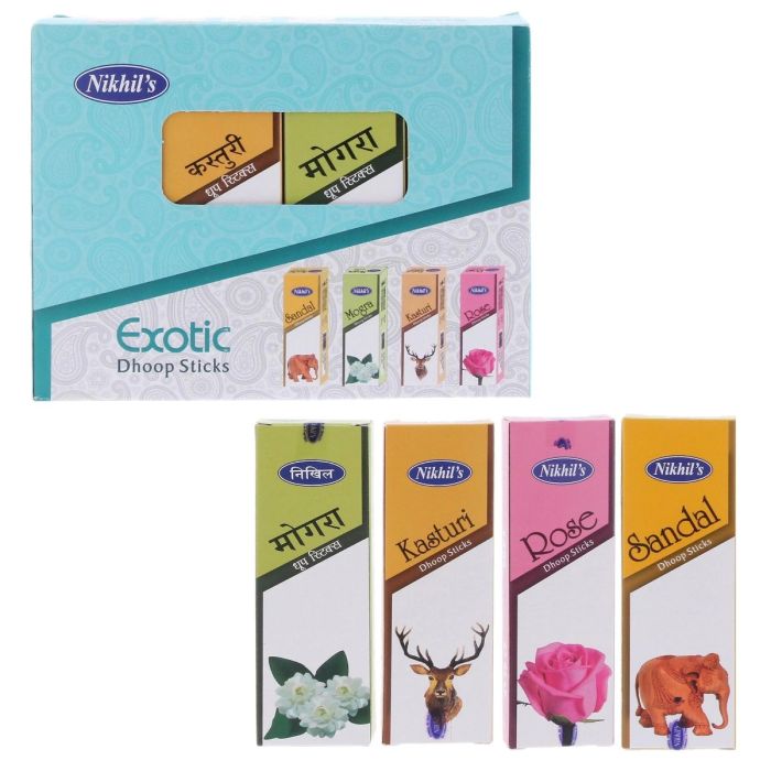 Nikhil's Exotic Dhoop Sticks (Pack of 12)