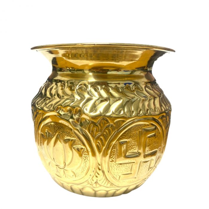 Brass Nakshi Chambu Lota 9