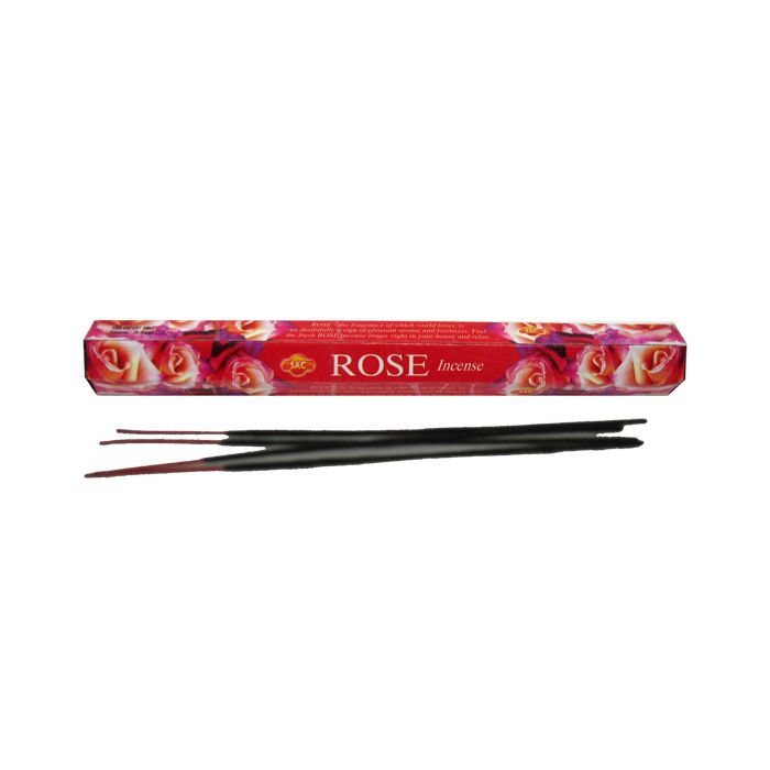 Rose Incense Sticks (1 pack)  Brand name may vary.