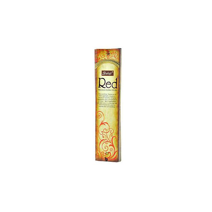 Balaji Red Premium Flora Incense Sticks (1 pack)