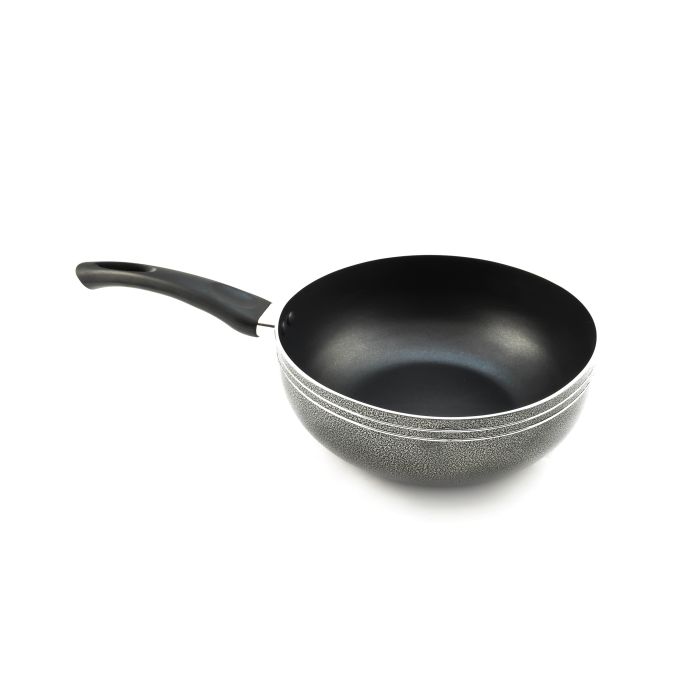 Grey Non-Stick Wok without Lid 22cm