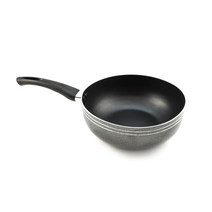 Grey Non-Stick Wok without Lid 24cm