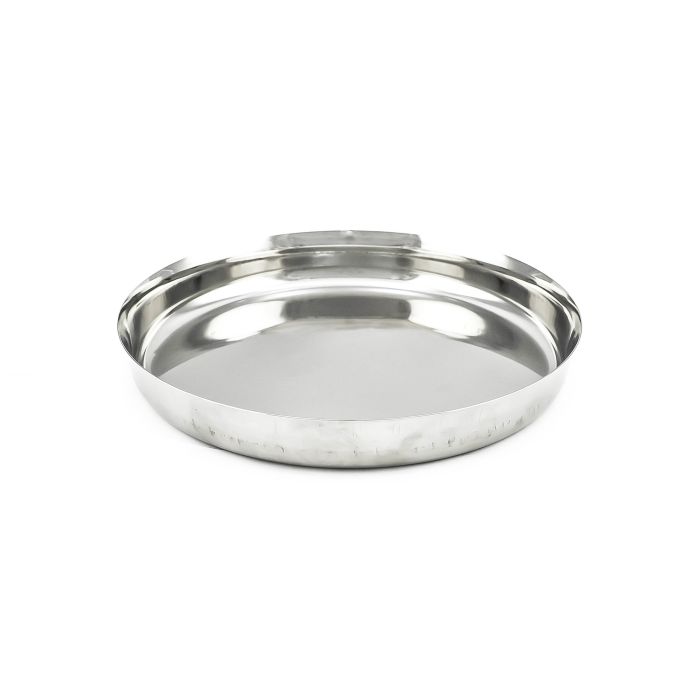 Stainless Steel Plain (Sadi) Thali No 14