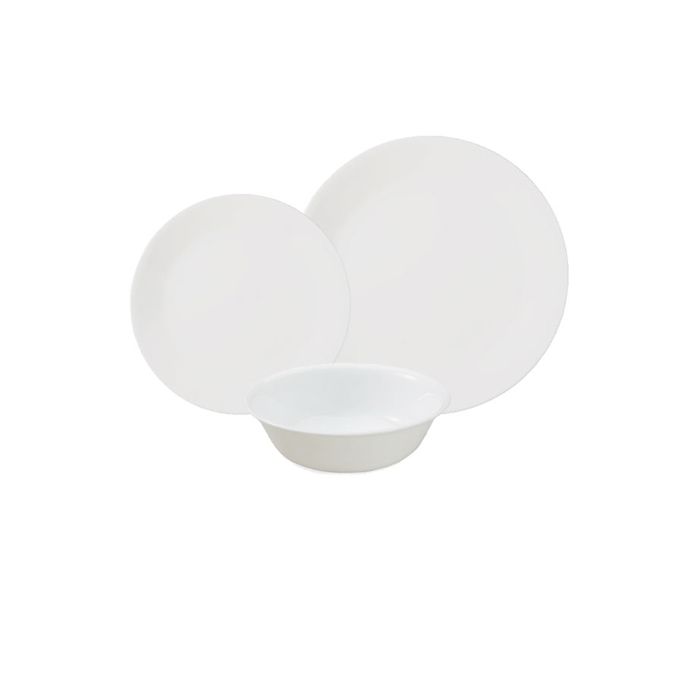 Corelle Winter Frost White 18pc Dinner Set