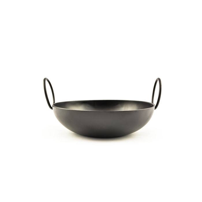 Indian Traditional Black Iron Karai 5 Inch
