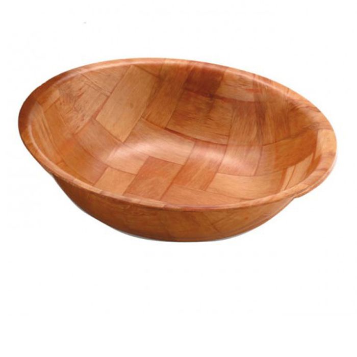 Woven Wooden Bowl 20cm