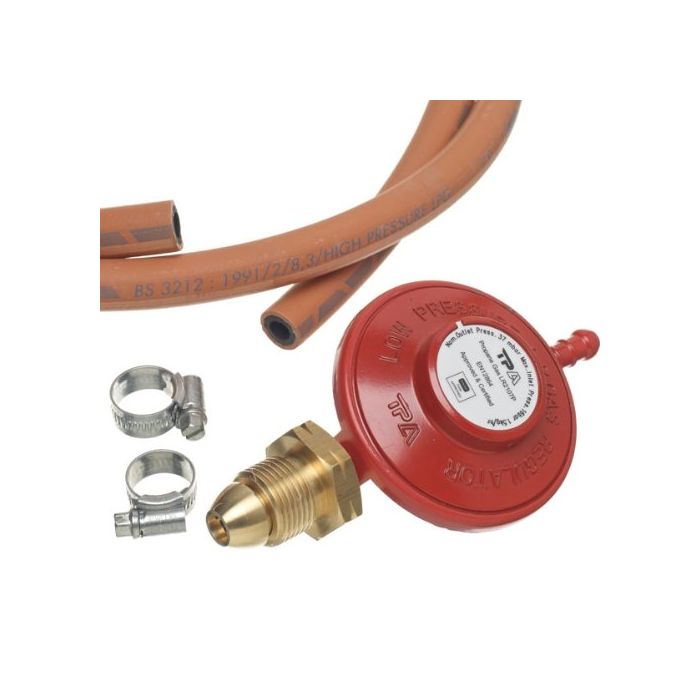 Propane Regulator, Hose & Clip Kit