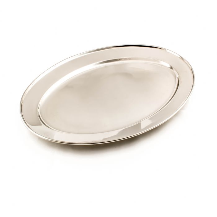 Stainless Steel Oval Meat Flat 40cm