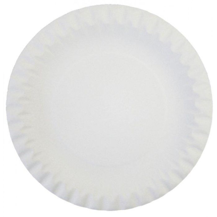 Round White Thermo Plates Disposable 26cm - Pack of 50