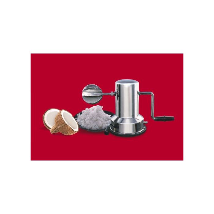 Stainless Steel Coconut Scraper with Vacuum Base