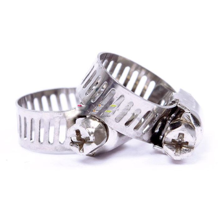 Stainless Steel Mini Fuel Hose Clamps Pipe Clips