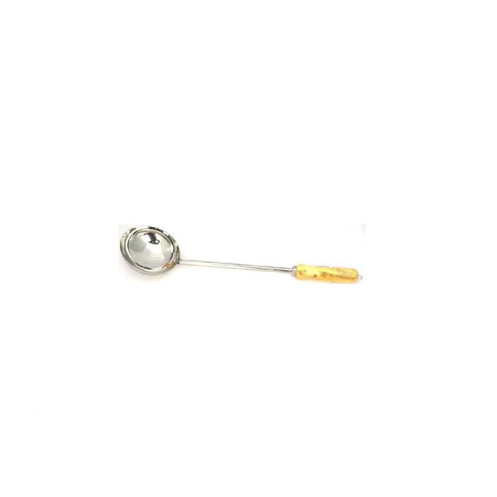 Stainless Steel Ladle / Scoop with Long Wood Handle(No.4) 49cm