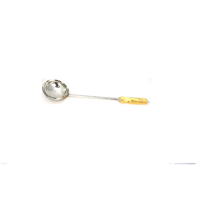 Stainless Steel Ladle / Scoop with Long Wood Handle(No.6) 51cm
