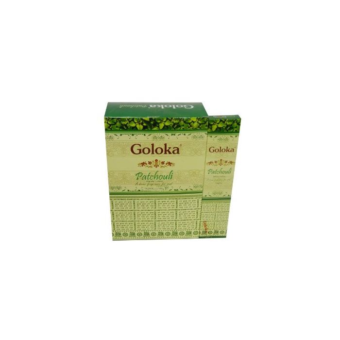Goloka Patchouli Incense Sticks Pack of 12