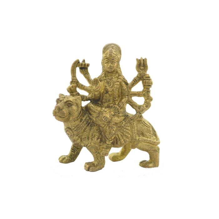 Brass Durga Small Antique Finish