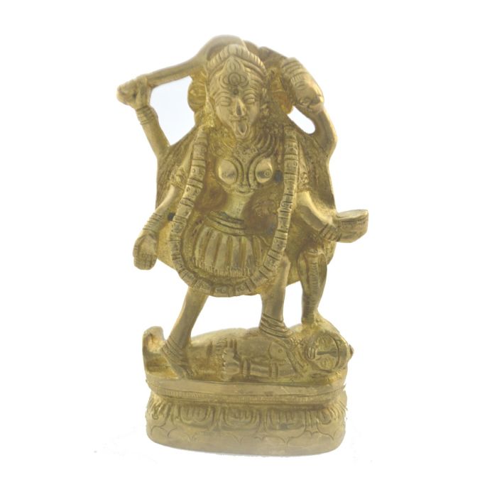 Brass Murti Kali Maa Antique Finish