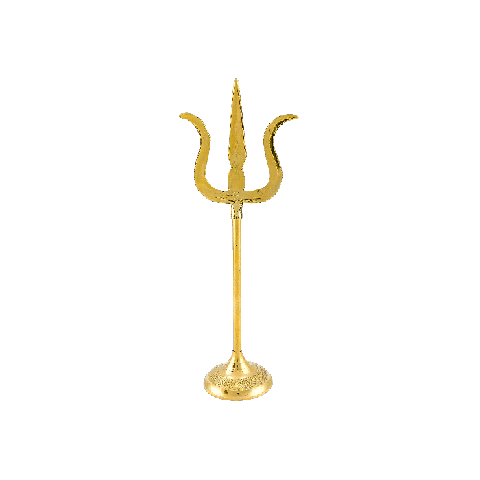 Traditional Brass Trishul Stand No.12
