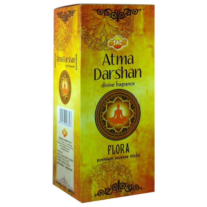 SAC Atma Darshan Flora Premium Incense Sticks (Pack of 12)
