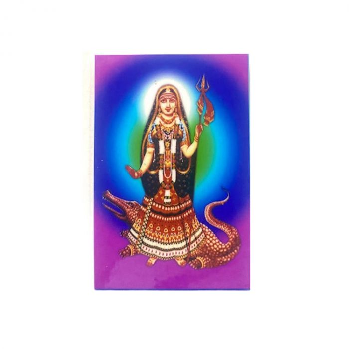 Laminated Sticker Of Goddess KHODIYARMA