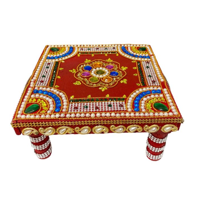 Hand Decorated Bajot 8x8