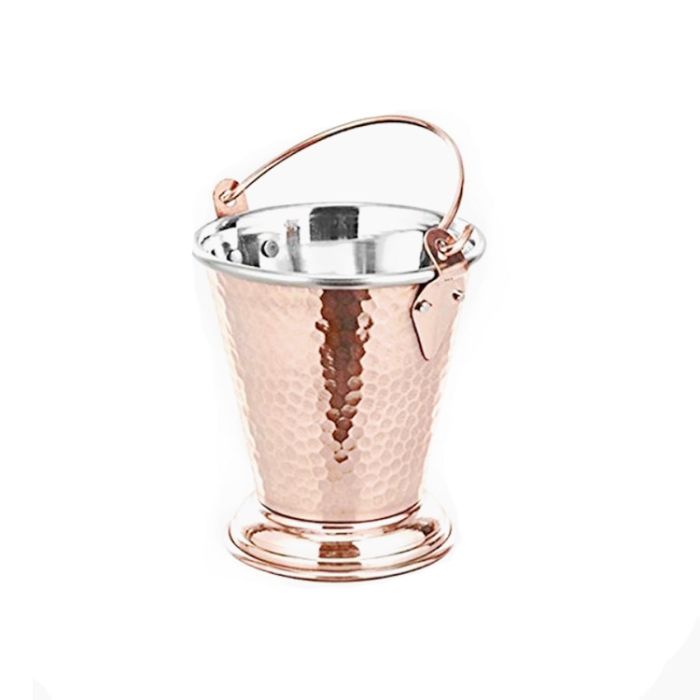Copper Hammered Bucket 11cm No.2