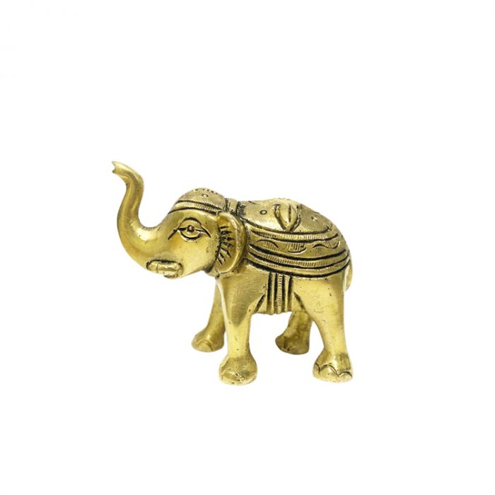 Brass Elephant Big - Height 5.5cm - Width 3cm