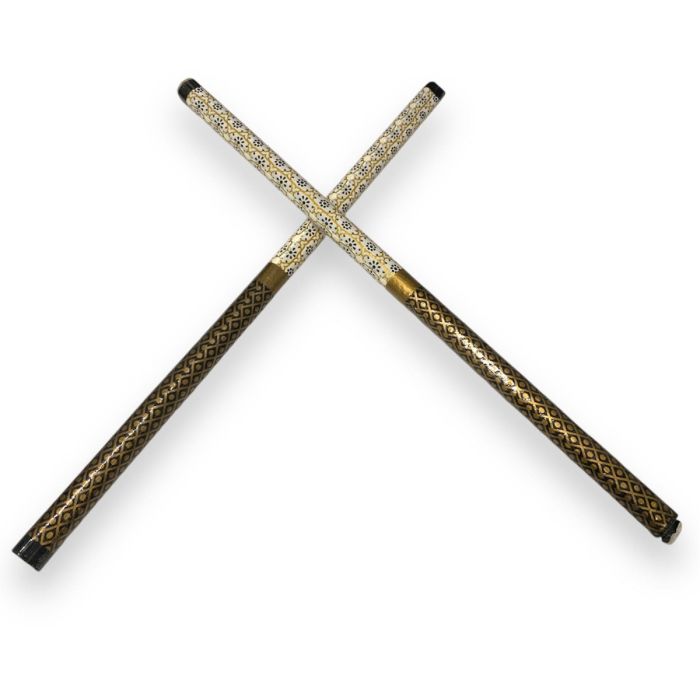 Dandiya (Dancing Sticks) Thin - Wooden Mix colour.