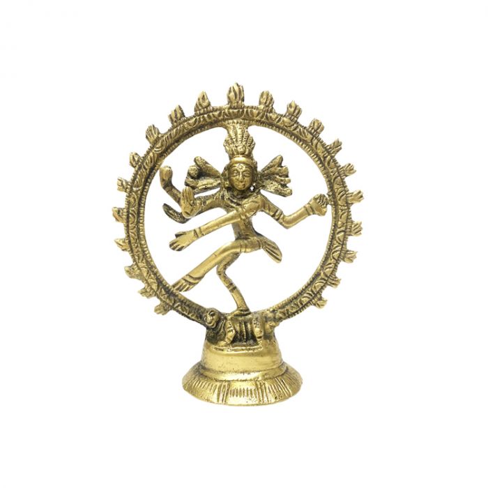 Brass Natraj - Height 10cm -  Width 8.5cm