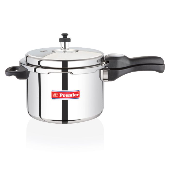Premier Aluminium Netraa Deluxe Pressure Cooker 12L-liquid vol 10L