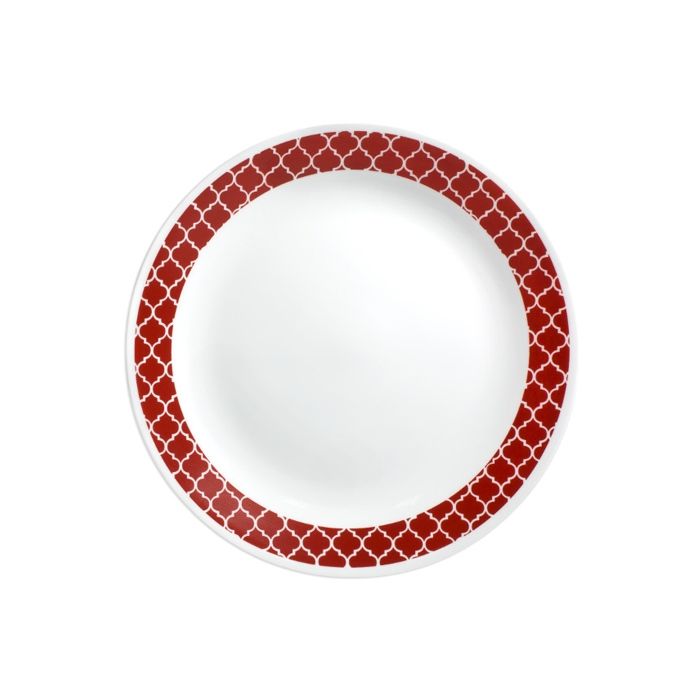 Corelle Crimson Trellis Dinner Plate - 26cm
