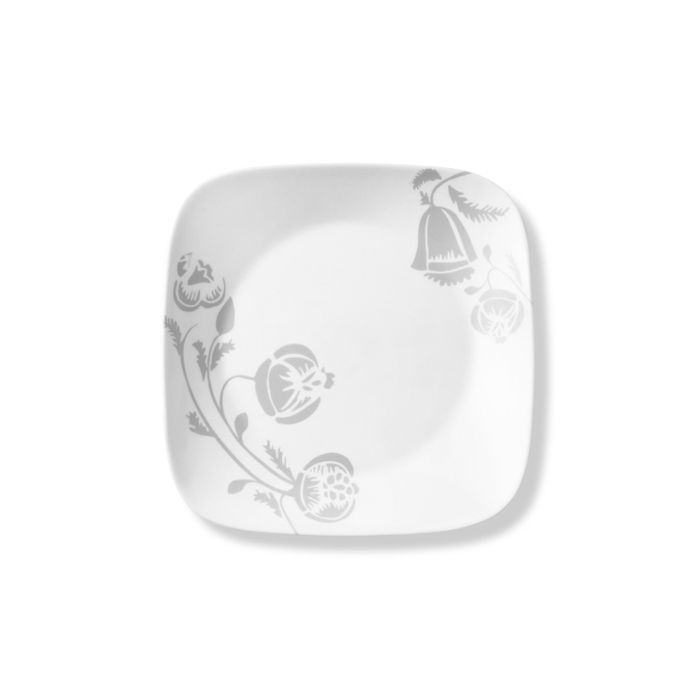 Corelle Night Blooms Grey Dinner Plate