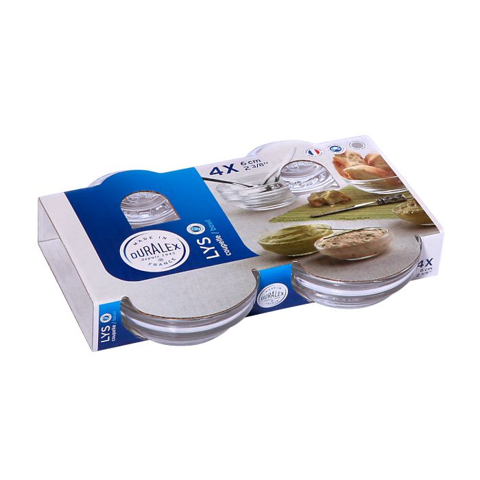 Duralex Clear Stackable Bowl Pack Of 4