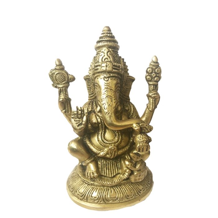 Brass Ganesh Antique Finish