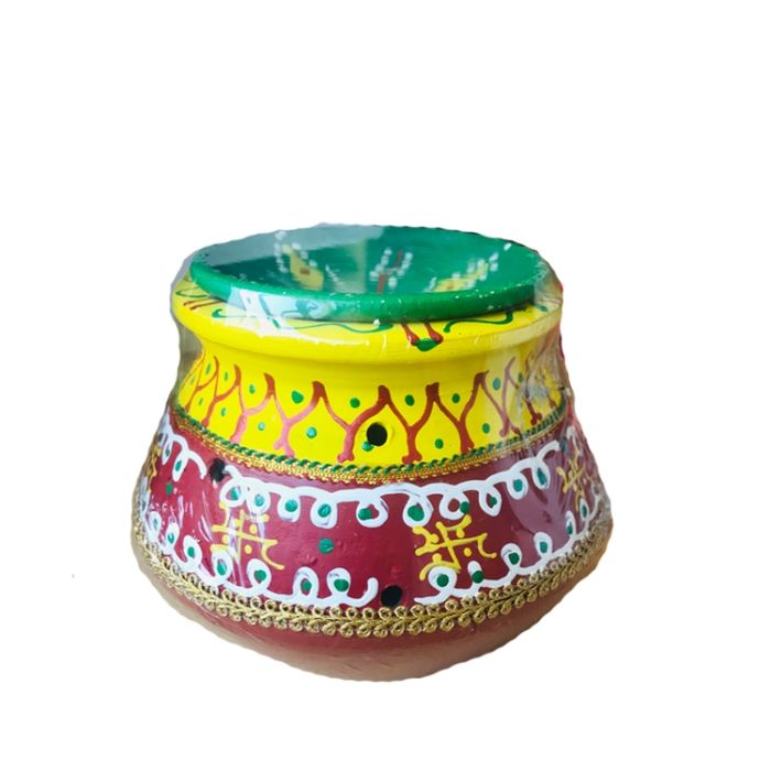 Decorated Clay Garba - 38